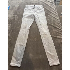 GAP STRAIGHT Legging GRAY JEANS‎ SIZE 2